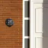 Zwarte houtblokken - Klassiek Naambord Organisch middel -sfeer3