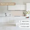 Bloemen - Bladeren - Licht - Taupe keuken achterwand 2 middel 871 -sfeer4_NL