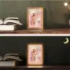 Roze - Retro - Vrouw Light Box met kabel (Tafellamp) klein -sfeer3