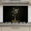 Bloembollen - Wit - Vaas - Minimalistisch keuken achterwand spatscherm klein -3d_website