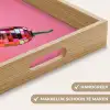 Peper - Disco - Rood - Glitter Dienblad Rechthoek middel -USP_HandgreepNL
