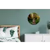 Jungle - Natuur - Trap - Bomen Wandcirkel aluminium klein -slaapkamer