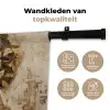 Vrouw - Goud - Abstract - Textuur Wandkleed katoen klein -sfeer2