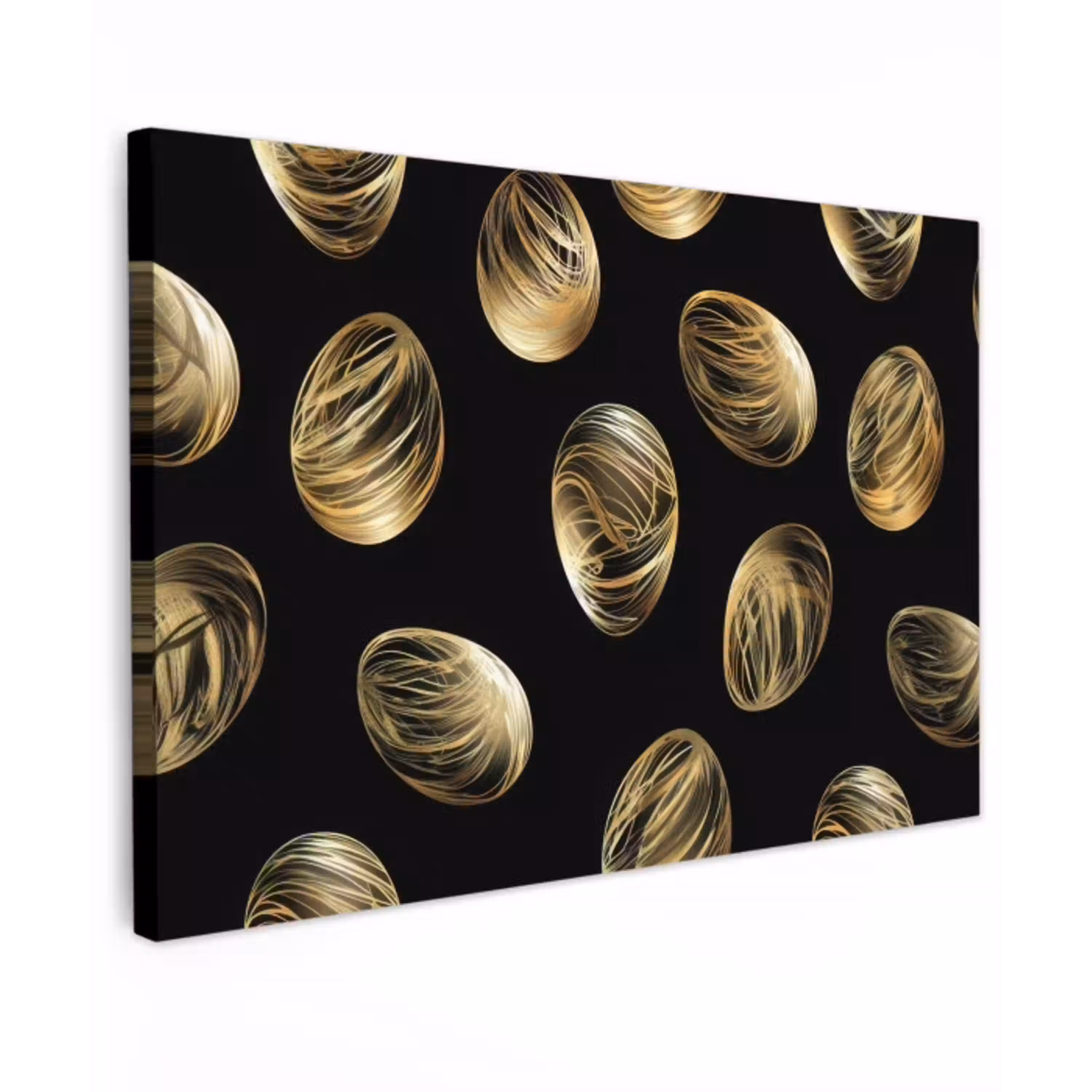 Eieren - Goud - Patroon canvas 2cm klein -z3d