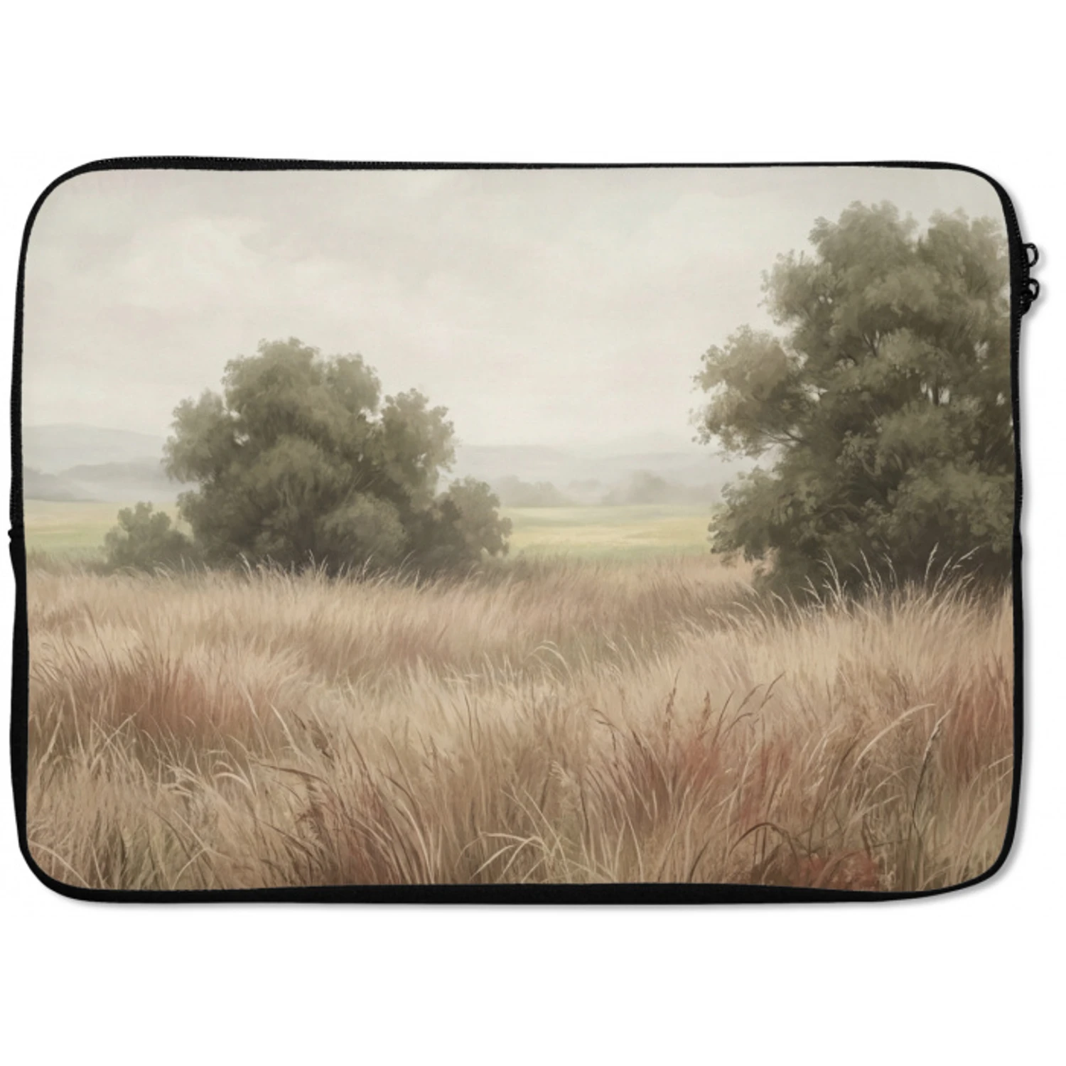 Landschap - Minimalistisch - Beige laptophoes neopreen klein -zkaufland3dotto