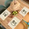 Zwart - Bestek - Rondje Placemat vinyl groot -zzsfeer5_Kitchenyeah-website