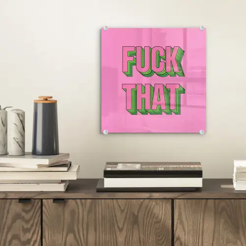 Tekst - Bold - Roze plexiglas 5mm klein -sfeer1