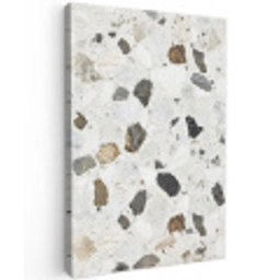 Marmer - Terrazzo - Decoratie - Interieur Tuinposter op houten frame 2 cm dik middel -3d