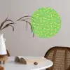 Groen - Geel - Bananen Wandcirkel behangsticker klein 186 -sfeer3
