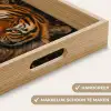 Bladeren - Tijger - Oranje Dienblad Rechthoek middel -USP_HandgreepNL