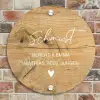 Hout - Sierlijk Naambord Rond klein -sfeer2