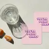 You're doing great - Roze - Bubble letters onderzetter kurk middel -sfeer4