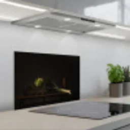 Stilleven - Tafel - Schilderij - Groenten - Prei - Bloemkool - Kunst keuken achterwand spatscherm klein -3d_schuin