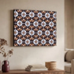 traditioneel - Element - Kleurrijk Textielframe zwart klein 947 -sfeer3