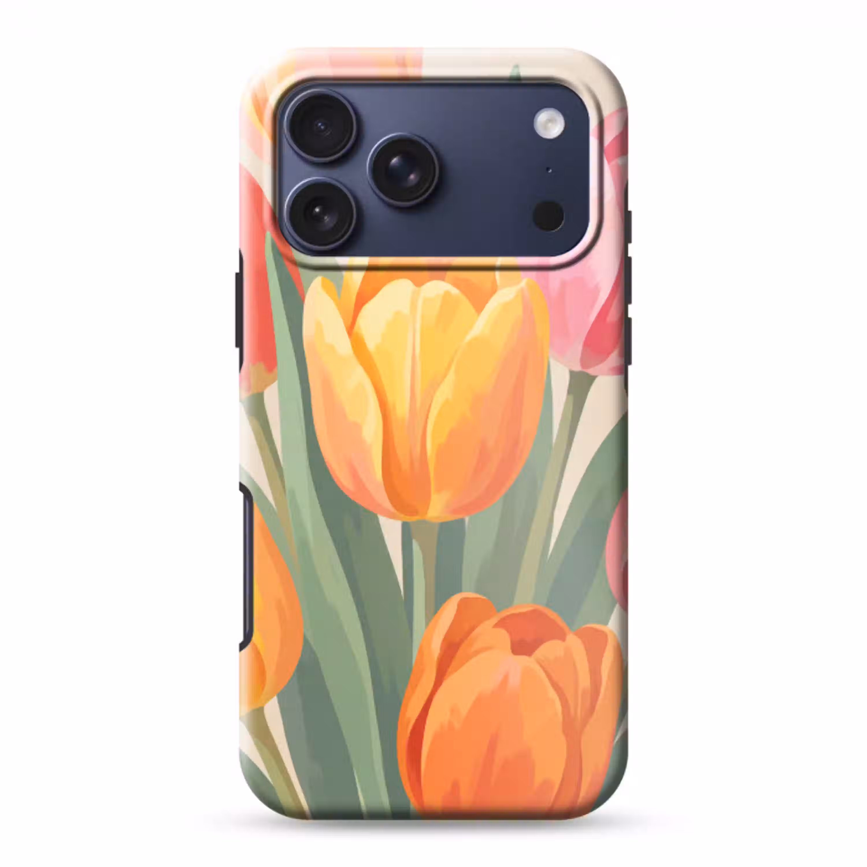 Tulpen - Abstract - Kleurrijk Toughcase MagSafe Apple iPhone 17 Pro Max klein -3d