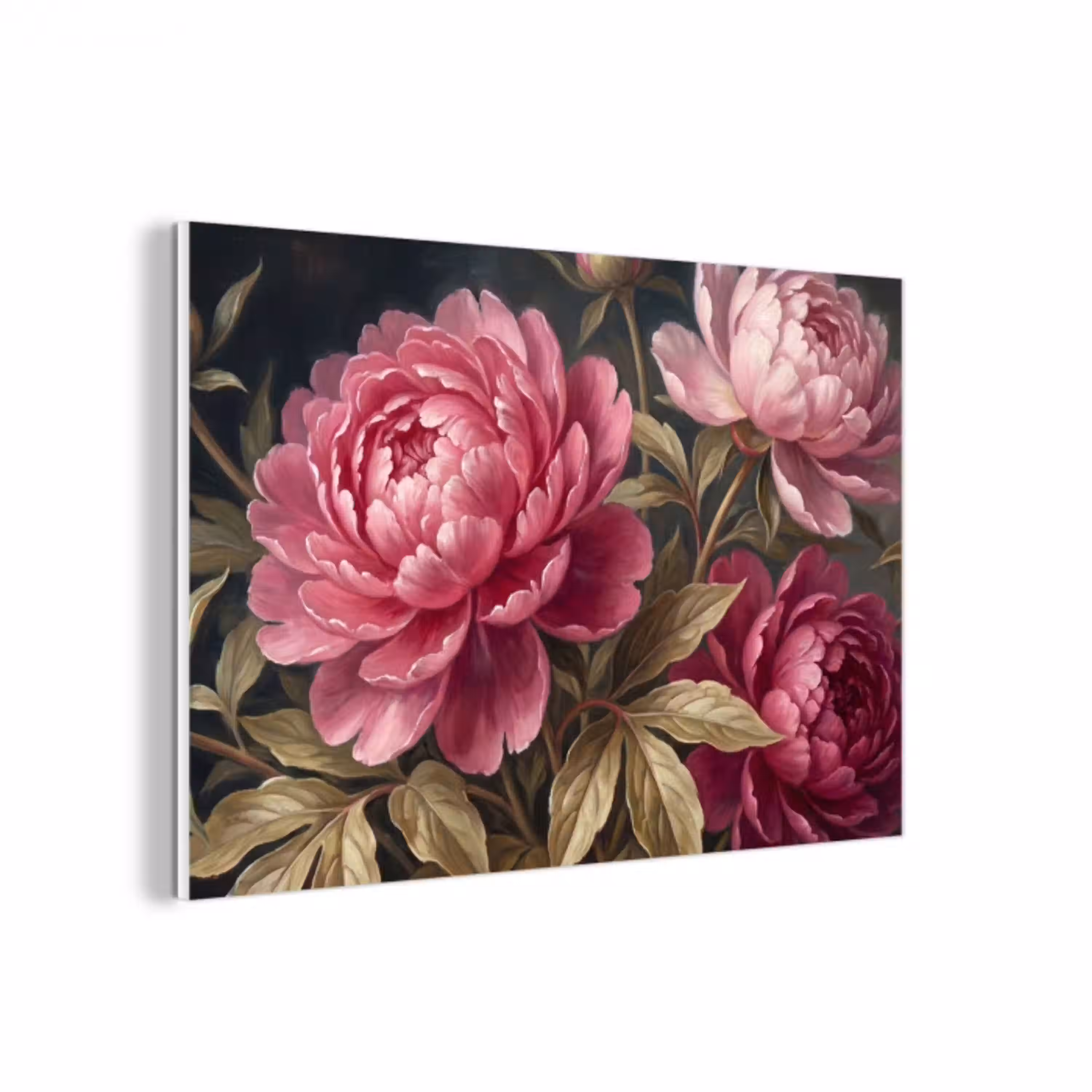Bloemen - Roze - Klassiek - Natuur forex 5mm xxl -3d