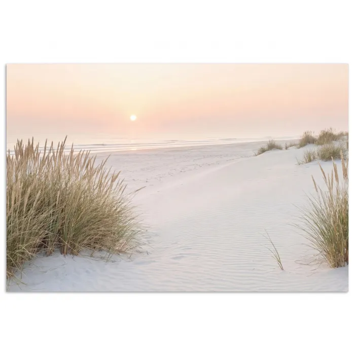 Horizon - Duinlandschap - Zand poster papier klein -3d