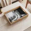 Wijn - Cowboylaarzen - Raamlicht - Wit Dienblad Rechthoek middel -sfeer1