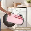 No rain no flowers - Minimalistisch - Roze - Bloem Badmat klein -USP_WasbaarDE