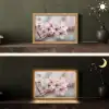 Bloesems - Meeldraden - Geel - Wazig Light Box met kabel (Tafellamp) klein -sfeer3