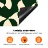 Groen - Organische vlakken - Crème Inductie beschermer vinyl 3mm klein 276 -zzzzzzz-td-onderkant