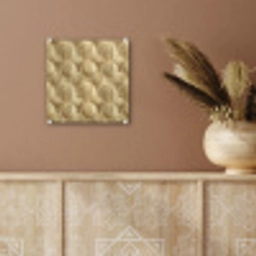 Patroon - Waaier -  Goud plexiglas 5mm klein 11 -sfeer5