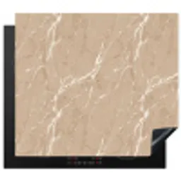 Beige - Marmer - Organisch - Wit Inductie beschermer vinyl 3mm middel 274 -3d