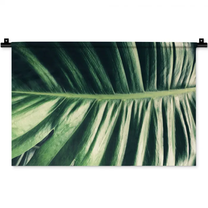 Bladeren - Tropisch - Jungle Wandkleed katoen klein -zz3d