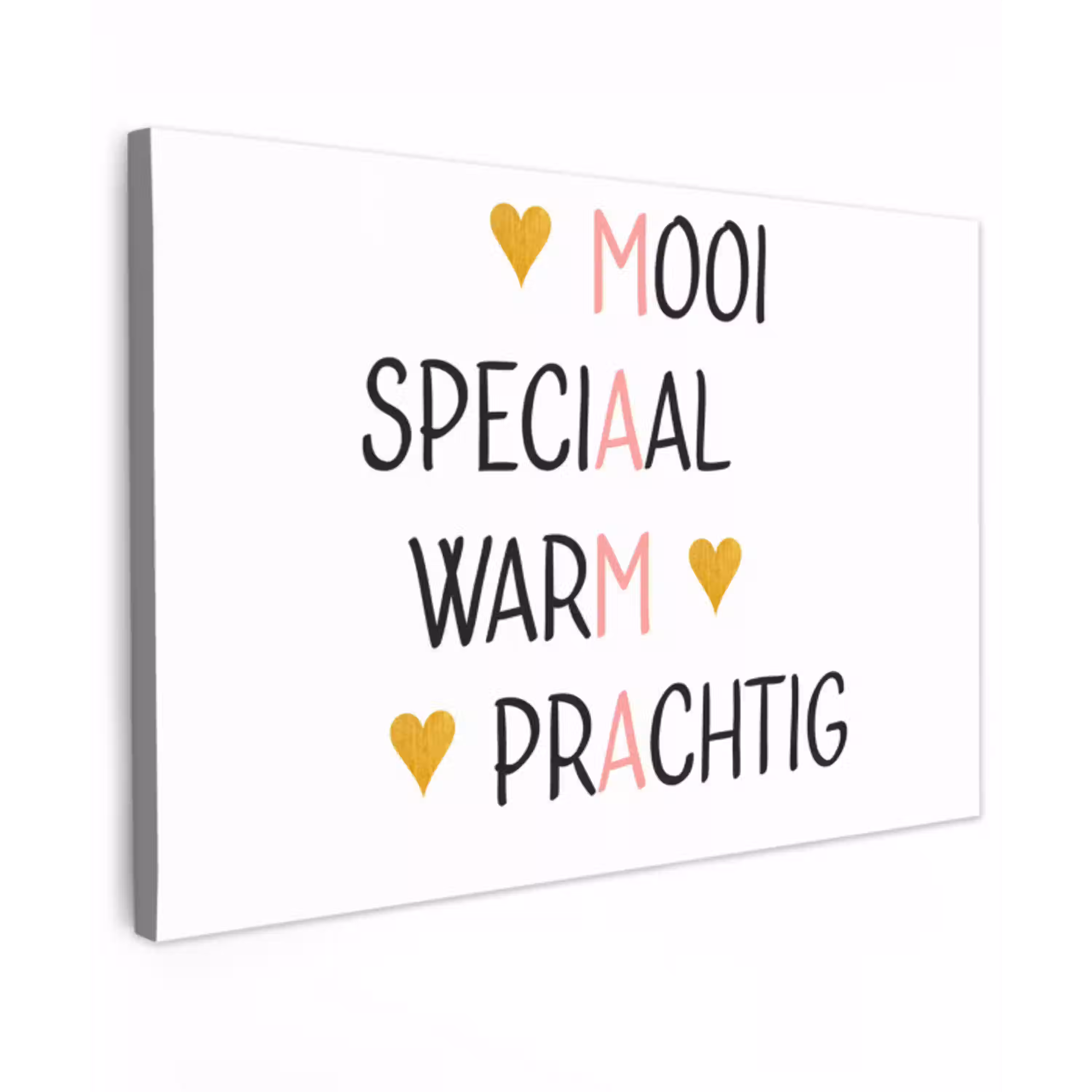 Spreuken - Mama - Quotes canvas 2cm klein -z3d