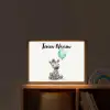 Zebra - Baby dier - Blauwe ballon Light Box met batterij (Wandlamp kind) middel -sfeer1_kind