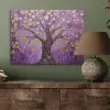 Levensboom - Boom - Paars - Goud - Modern PET vilt klein -sfeer2