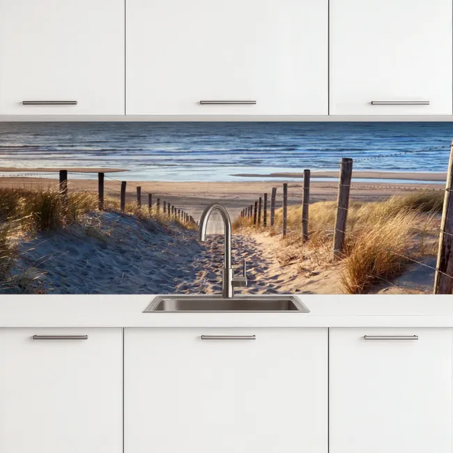 Kitchen splashback - Sand - Beach - Dune - Sea - Summer
