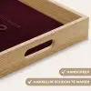 Cassetteband - Bordeaux - Vintage Dienblad Rechthoek middel -USP_HandgreepNL