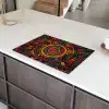 Mandala - Cirkels - Patronen Inductie beschermer vinyl 3mm klein -sfeer8