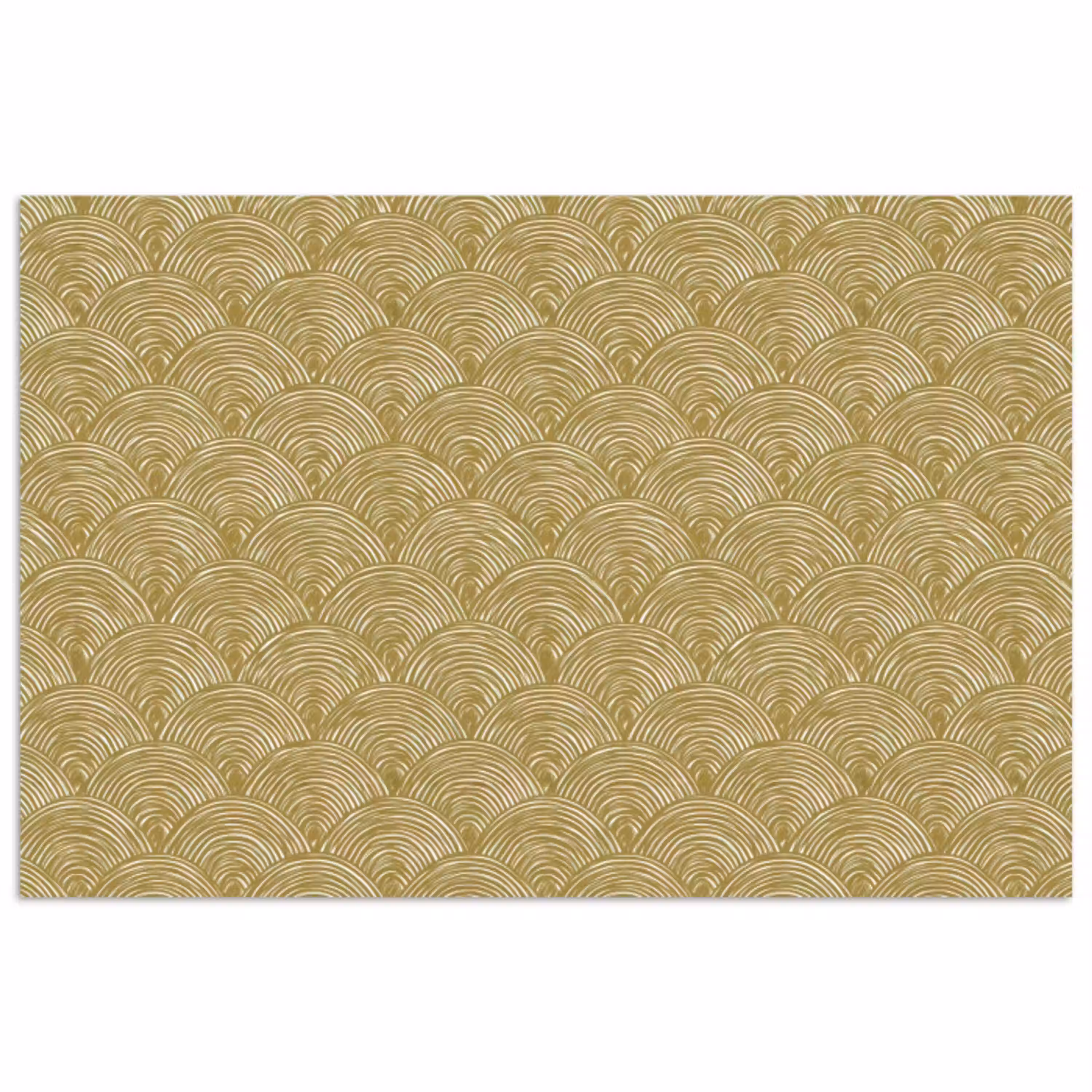 Waaier - Geometrisch - Groen poster papier klein 62 -3d