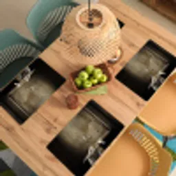 Strik - Beige - Witte - Wijn Placemat vinyl groot -zzsfeer5_Kitchenyeah-website