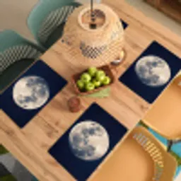 Ruimte - Maan - Kosmos Placemat vinyl groot -zzsfeer5_Kitchenyeah-website