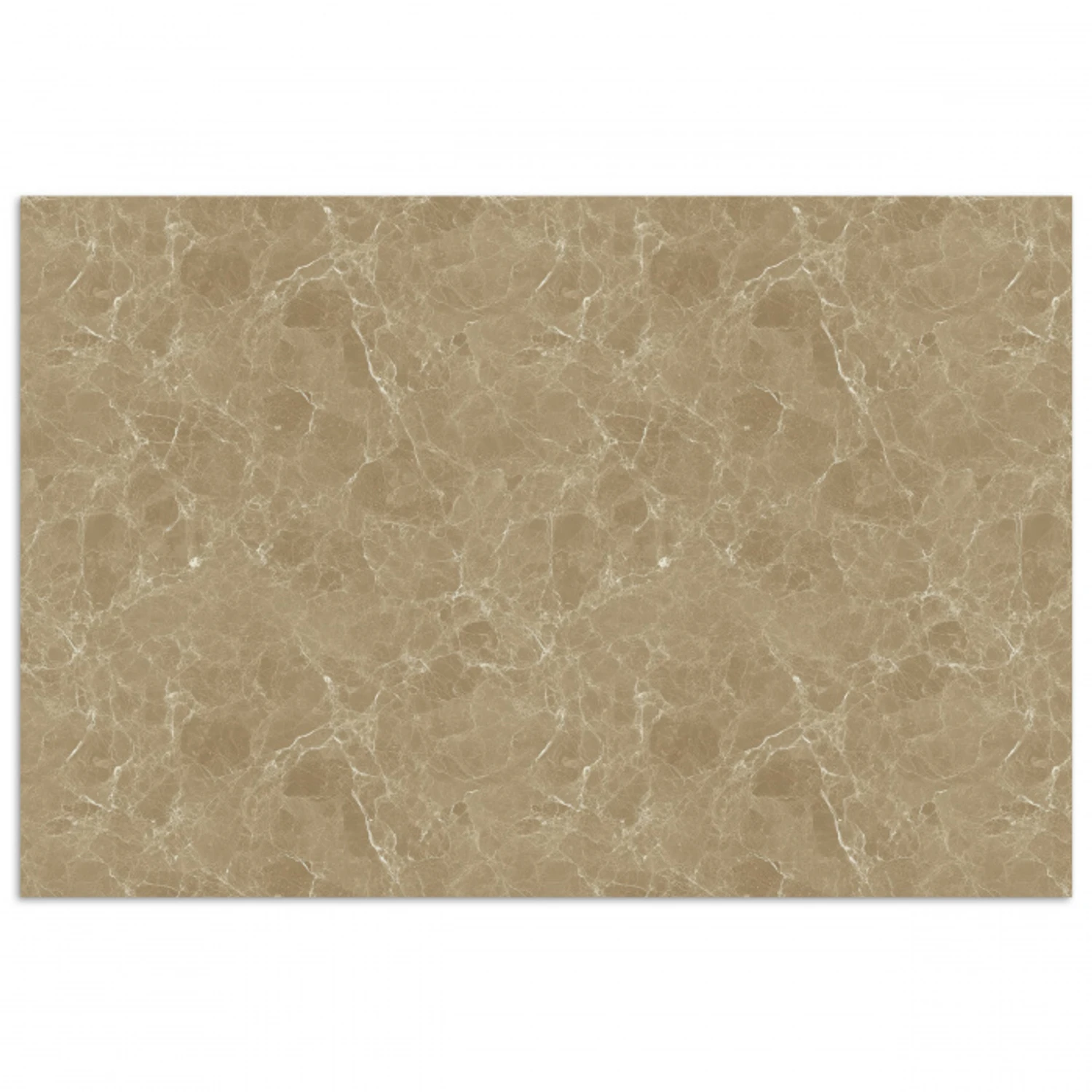 Beige - Marmer - Witte aders poster papier klein 62 -3d