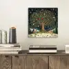 Feestboom - Winterhemel - Kleurrijk aluminium wit klein -sfeer1
