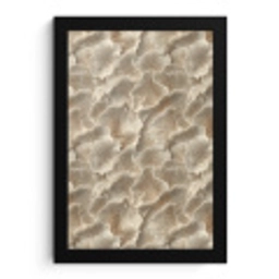Waaierstructuren - Beige - Vezeltextuur fotolijst zwart zonder passe partout klein 224 -3d