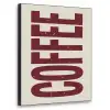 Koffie -Japandi - Rood - Vintage Textielframe zwart klein -3d