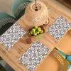 Klassiek - Patroon - Kleurrijk Placemat vinyl groot 368 -zzsfeer5_Kitchenyeah-website