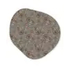 Donker - Bloemen - Sierlijk Wandcirkel Organisch Forex 3mm klein 629 -3d