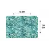 Palmbladeren - Sierlijk - Blauw - Groen Placemat vinyl groot 368 -specs