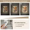Luipaard - Symmetrisch - Strepen Light Box met kabel (Tafellamp) klein -USP_dimbaarNL