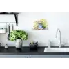 Vaas - Delftsblauw - Madeliefjes Muursticker klein -keuken