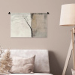 Wabi sabi - Plant - Beige Wandkleed katoen klein -sfeer4