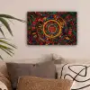 Mandala - Cirkels - Patronen canvas 2cm klein -sfeer1