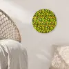 Dieren - Neon - Groen - Panterprint Wandcirkel plexiglas klein 852 -sfeer5