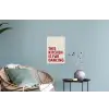 Rood - Quote - Kersen Muursticker klein -plant